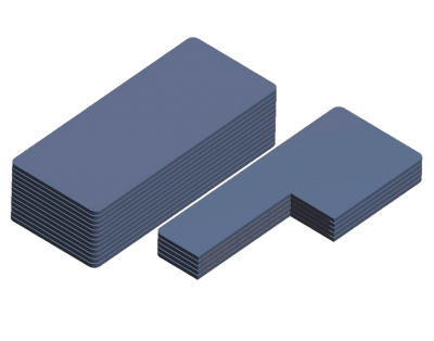 Резиновая опорная часть РОЧ Н 30х40х7,8-1,0 ГОСТ 32020-2012